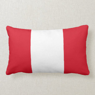Rectangle Coussin péruvien de drapeau
