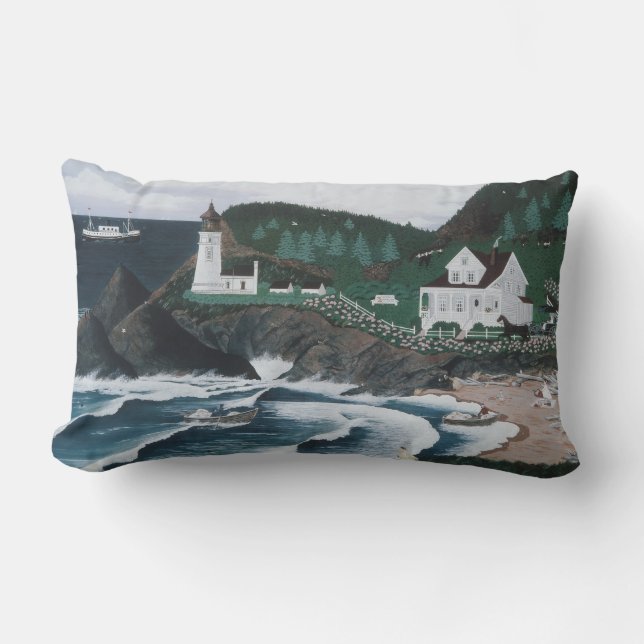 Rectangle Coussin "Phare de Heceta" (Recto)