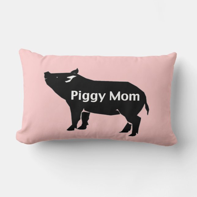 Rectangle Coussin porcin de maman (Recto)