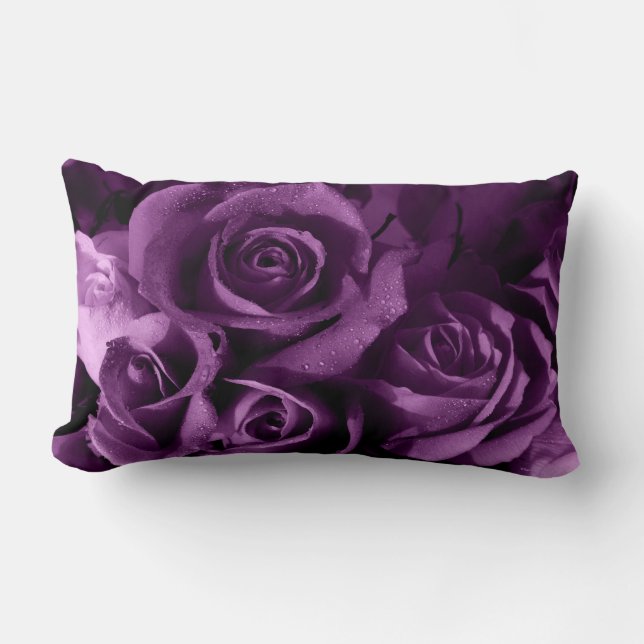 Rectangle Coussin pourpre de MoJo d'Américain de double de (Recto)
