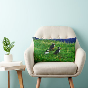 Rectangle Coussin Puffins Lumbar