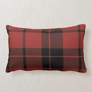 Rectangle Coussin rouge de plaid fou
