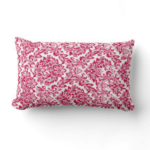 Coussin rouge vintage de cou de Paisly