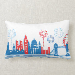 Rectangle Coussin Skyline de Londres