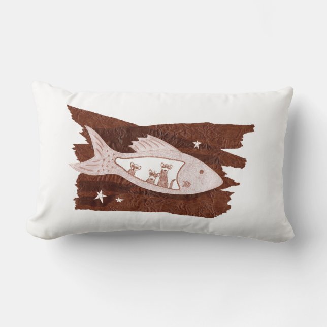 Rectangle Coussin Space Ferrets (Recto)