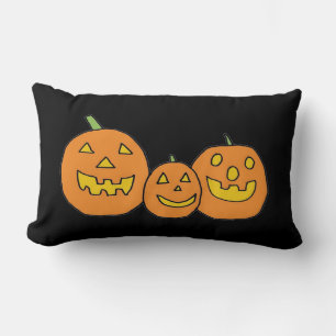 Rectangle Coussin trio Jack-o-Lantern