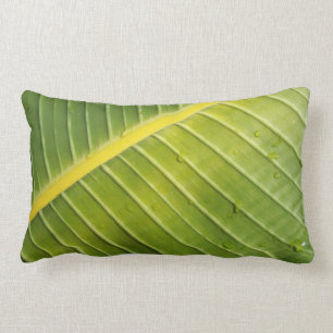 Rectangle Coussin tropical géant de feuille
