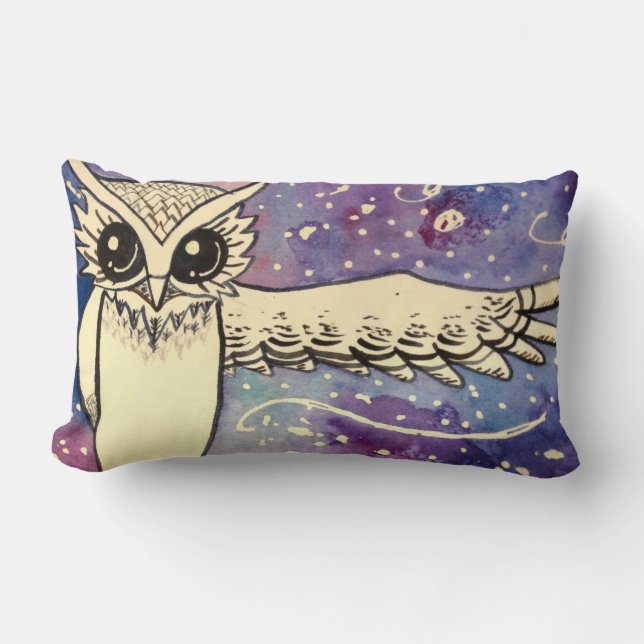 Rectangle Coussin universel de hibou (Recto)