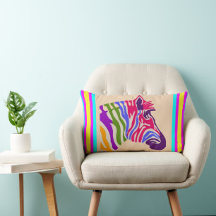 Rectangle Coussin Zebra Lumbar