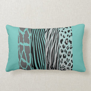 Rectangle Coussin Zebra Stripe imprimé à l'aide d'un anima