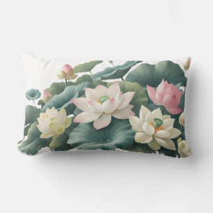 Rectangle Coussin Zen Lotus Blossoming