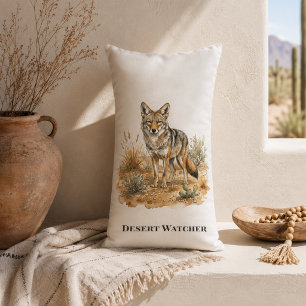 Rectangle Coyote Casita Coussin d'accent occidental