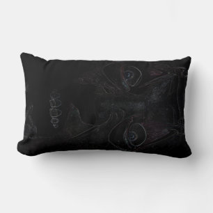 Rectangle Crâne d'horreur M'embrasser Coussin hurler