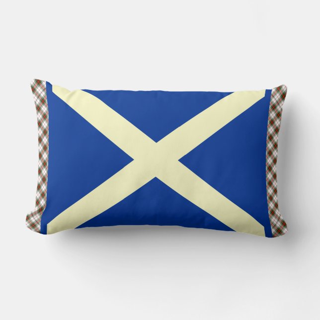Rectangle Déclaration écossaise de coussin de tartan (Recto)
