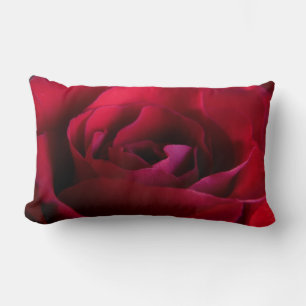 Rectangle Décor rose Rose rouge Coussin
