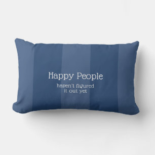 Rectangle Des gens heureux jettent le coussin