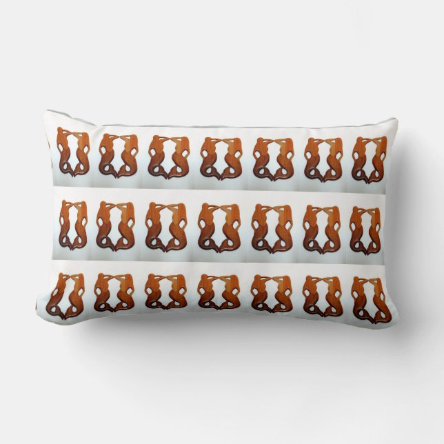 Rectangle deux sirènes motif coussin (Recto)