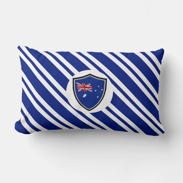 Rectangle Drapeau australien coussin lombaire (Recto)