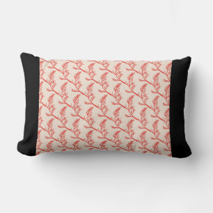 Rectangle Feuilles de cèdre sur un Coussin Lumbar