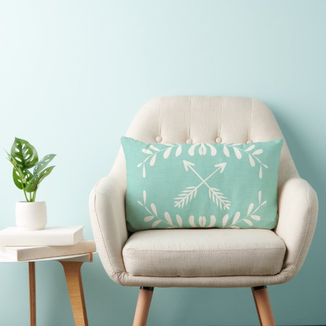 Rectangle Flèches croisées n'importe quel Coussin de design  (Chaise)