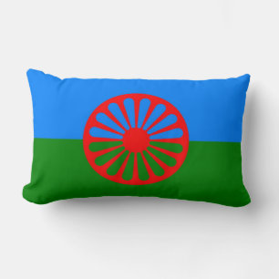 Rectangle gitan gipsy les gens drapeau nomade coussin de la 