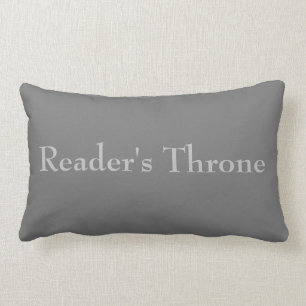 Rectangle Gris, coussin de lecture, amoureux du livre, dos