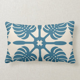 Rectangle HAWAIIAN QUILT COUSSIN - Monstera
