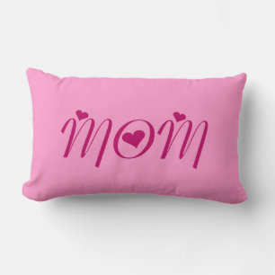 Rectangle I Love Mom American MoJo Coussin