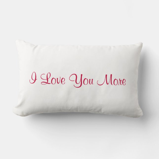Rectangle Je t'aime plus coussin (Recto)