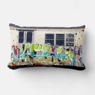 Rectangle Kel1st Classic Graffiti Lumbar Coussin