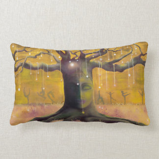 Rectangle Le coussin de souhait d'arbre