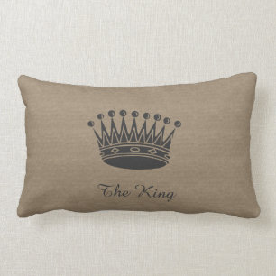 Rectangle Le Coussin de toile roi