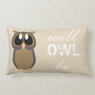 Rectangle Le hibou bon soit ! - coussin de hibou