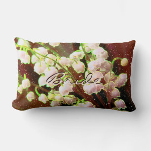 Rectangle Lily Of The Valley - Coussin de la mariée
