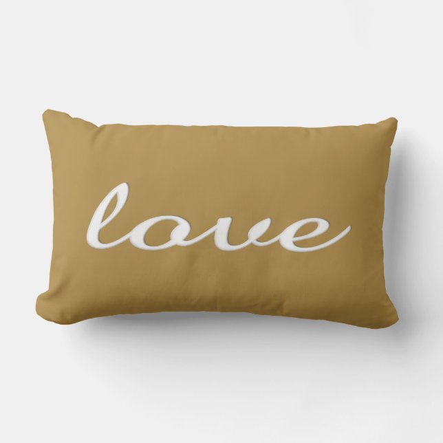 Rectangle Love Lumbar Coussin III (Recto)