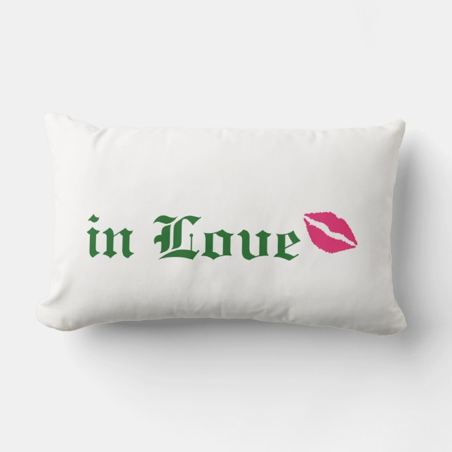 Rectangle Lucky in Love Coussin irlandais 2 (Recto)