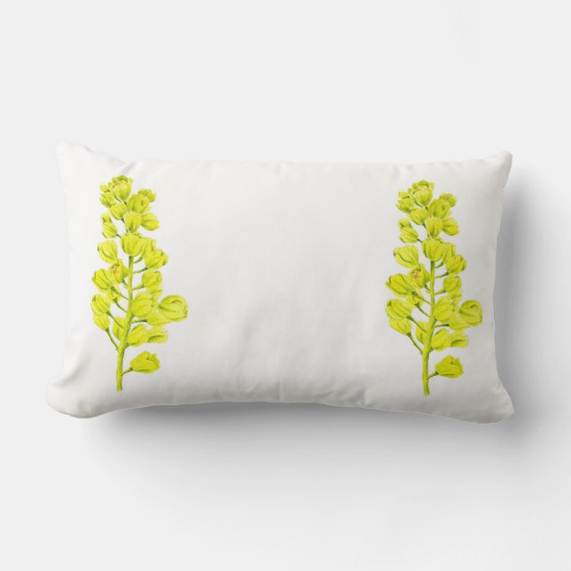 Rectangle 'Merry Maples' sur un Coussin Lumbar (II) (Recto)
