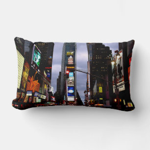 Rectangle New York Souvenir Coussin NY Times Carré Coussin