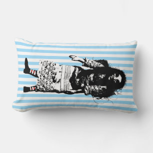 Rectangle N'IMPORTE QUELLE COULEUR POSTÉRILISÉE Coussin