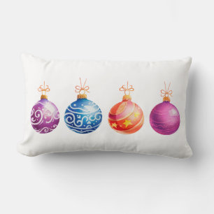 Rectangle Noël Ornement Coussin de Noël
