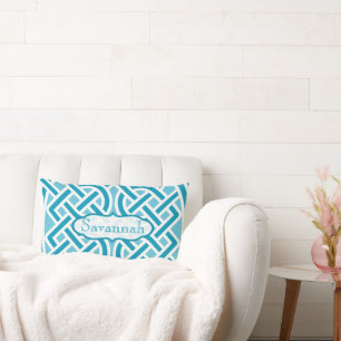 Rectangle Noeud celtique Choisir la couleur Coussin personna