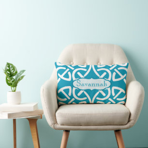 Rectangle Noeud celtique Choisir la couleur Coussin personna