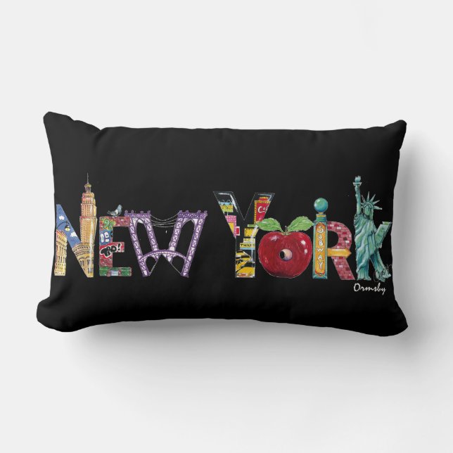 Rectangle Nouveau coussin de York (Recto)