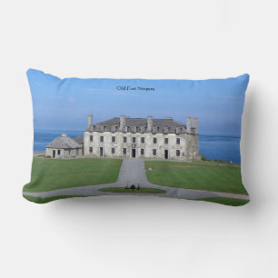 Rectangle Old Fort Niagara Barracks lumbar coussin