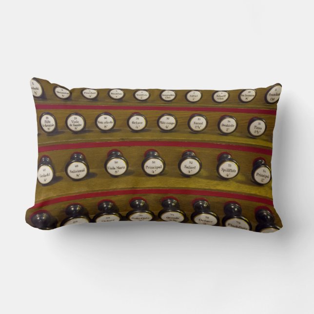 Rectangle orgue arrêt lumbar coussin (Recto)