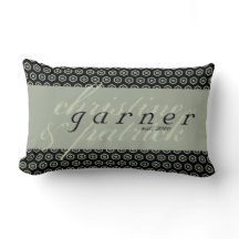 Personnalisé épousant le coussin de coton