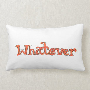 Rectangle "Quoi que" coussin