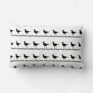 Rectangle SABLE NOIR PIPER blanc COUSSIN côtier