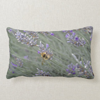 Rectangle Sauvez les abeilles : Coussin lombaire de lavande