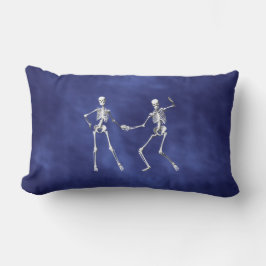 Rectangle Skeletons de danse en Coussin à Haze Purple Lumbar